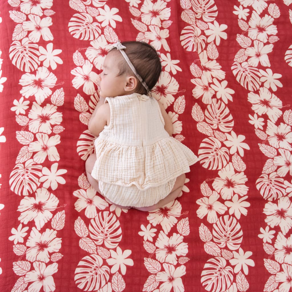 Vintage Aloha Baby Quilt