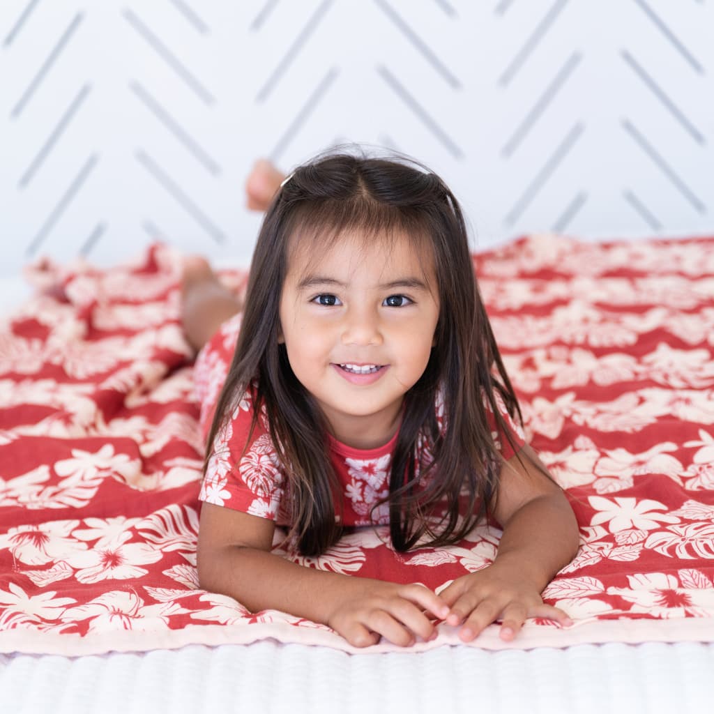 Vintage Aloha Baby Quilt