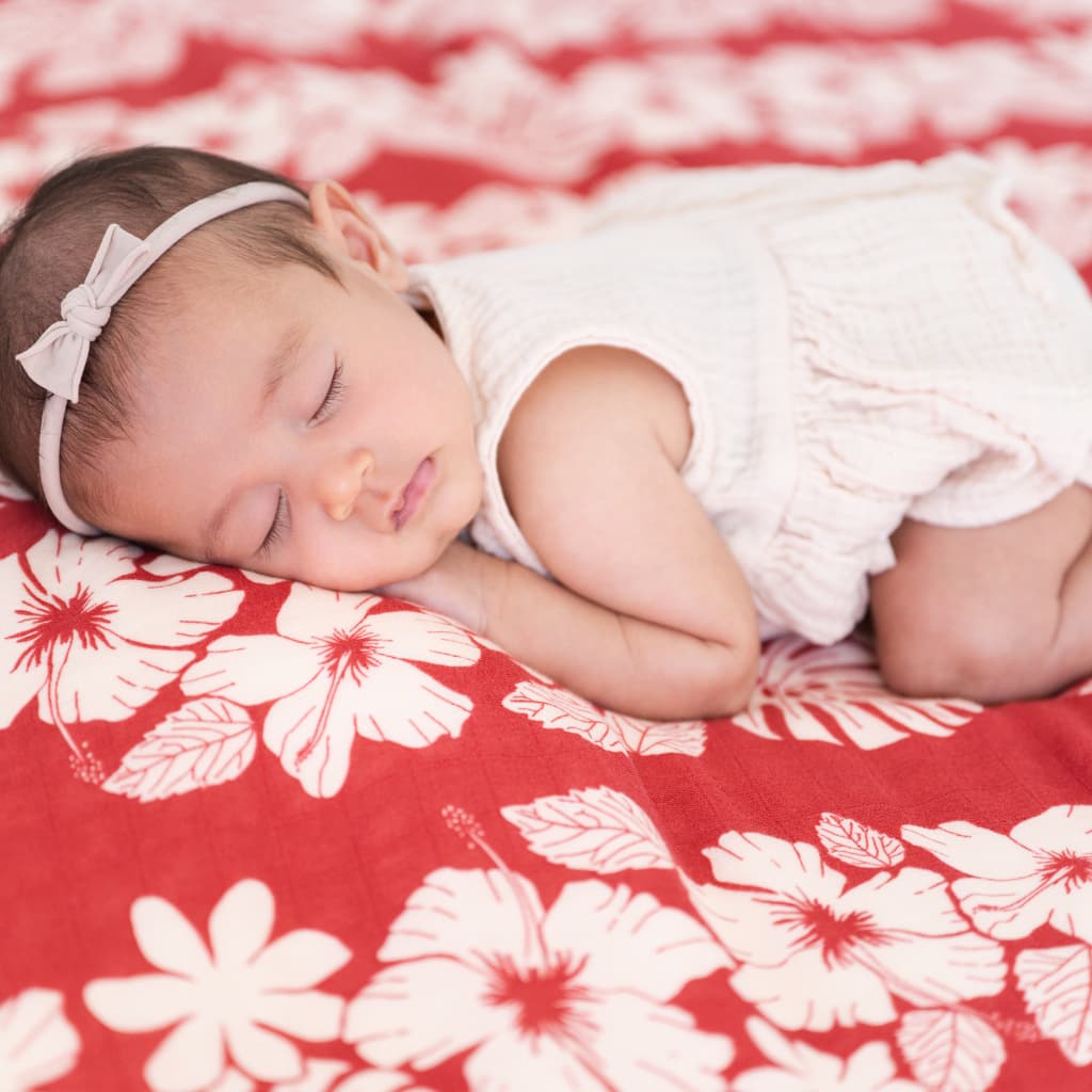 Vintage Aloha Throw Blanket