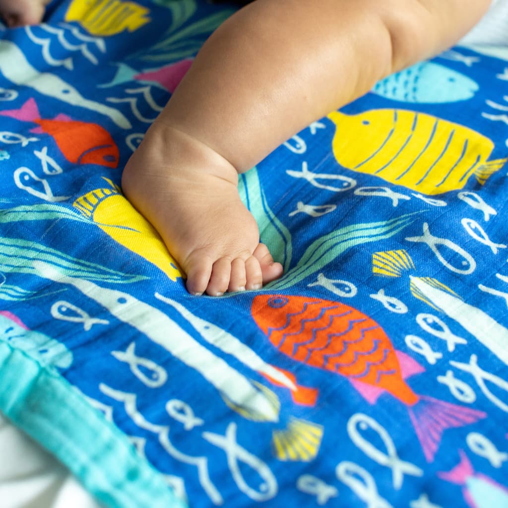 Gone Snorkeling Baby Quilt