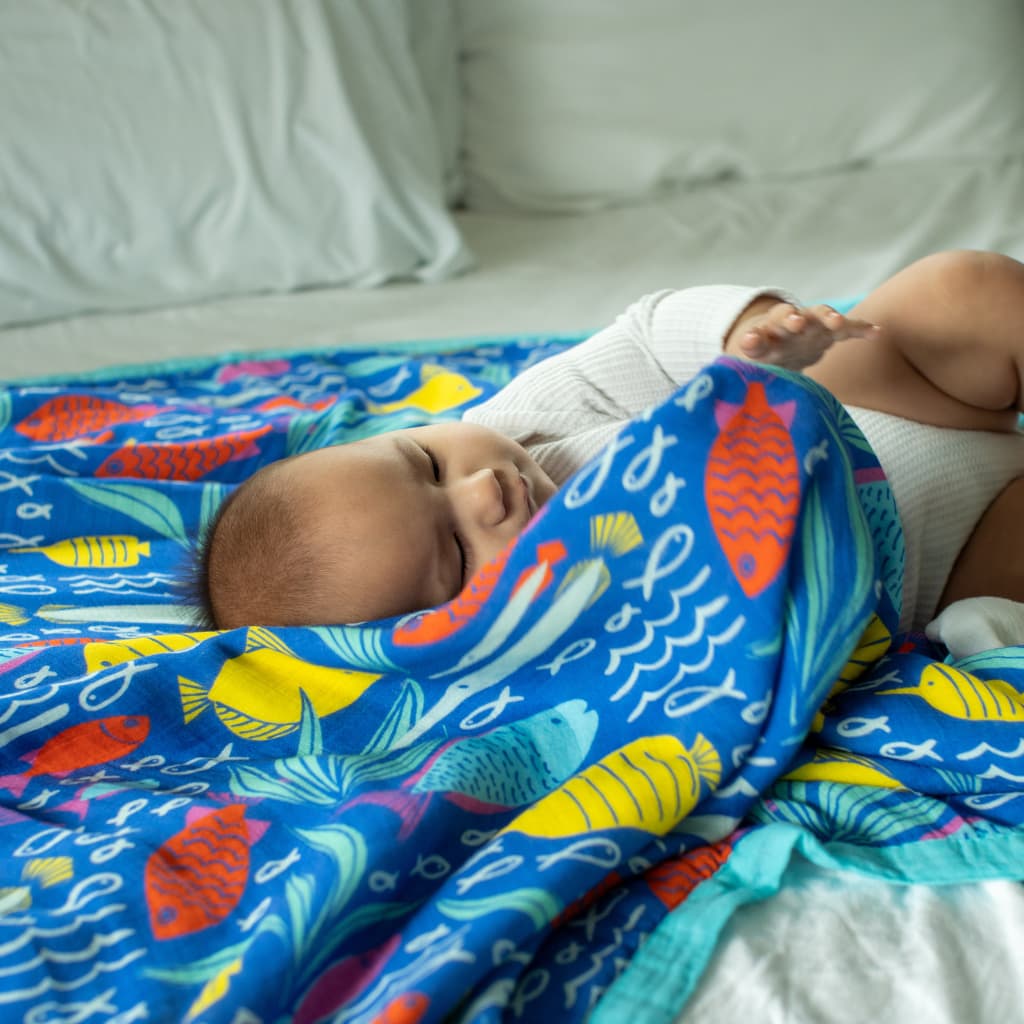 Gone Snorkeling Baby Quilt