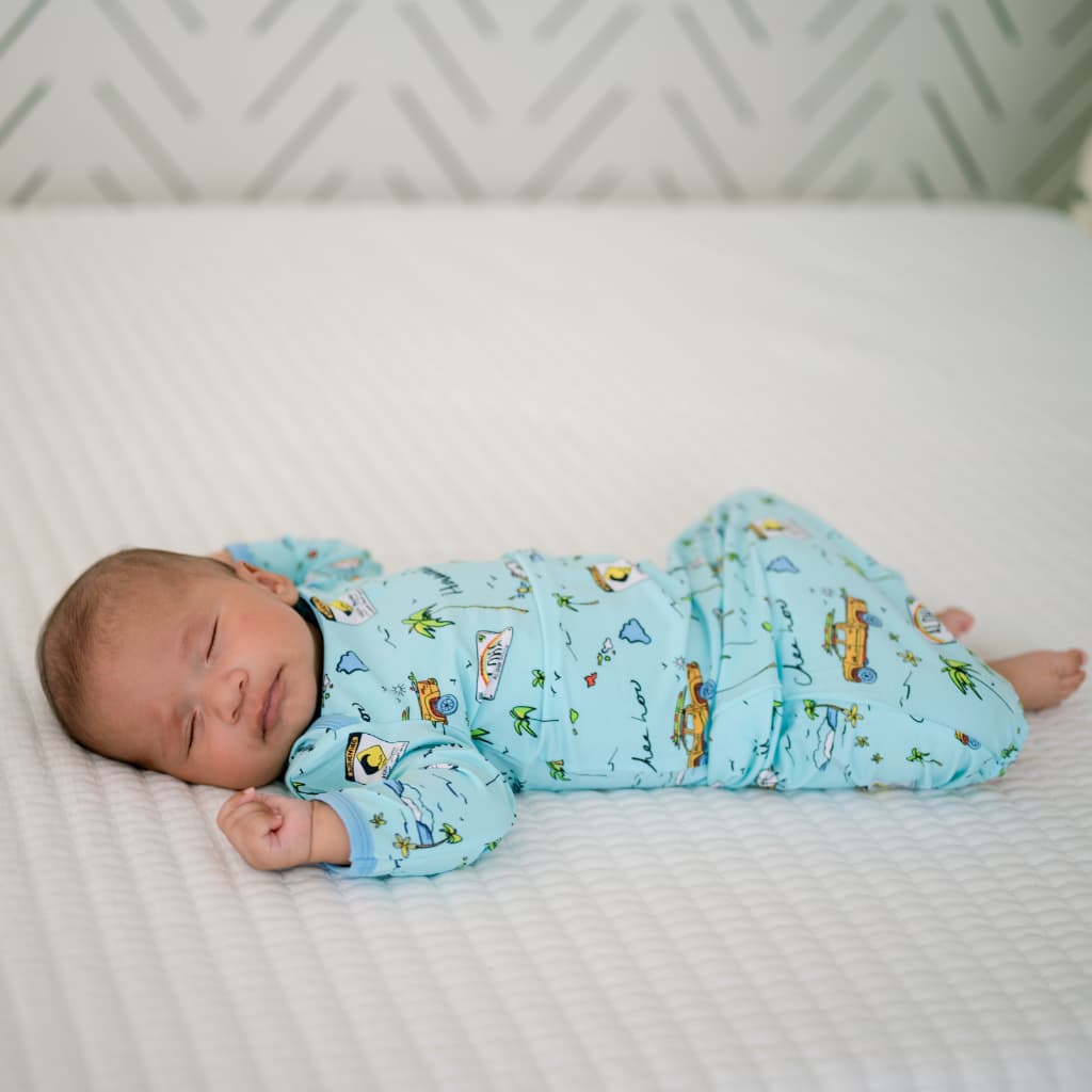 We Go Holoholo Bamboo Layette Gown