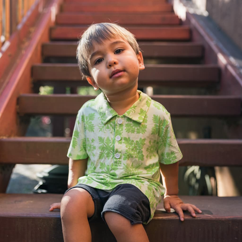 Napuanani in Pakalana Bamboo Polo Shirt