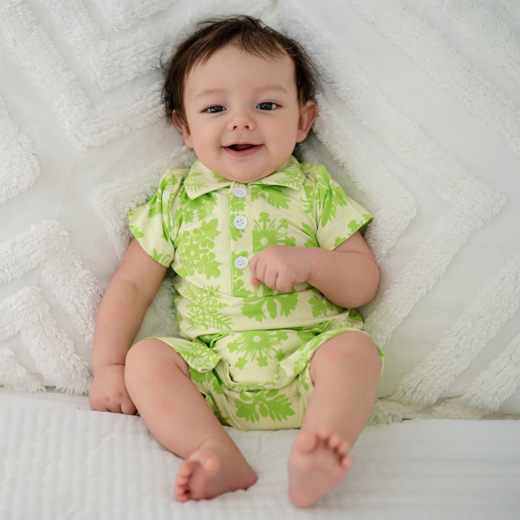 Napuanani in Pakalana Polo Bamboo Romper