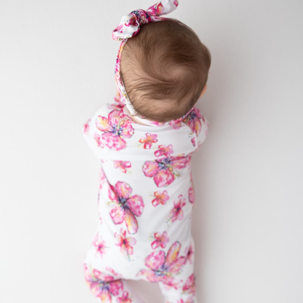 Hibiscus Kiss Bamboo Coverall