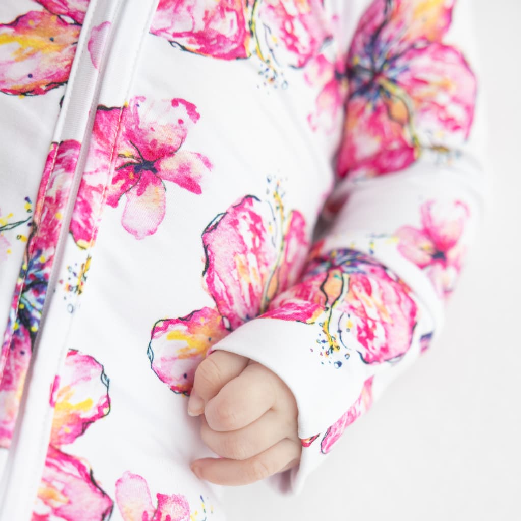 Hibiscus Kiss Bamboo Coverall