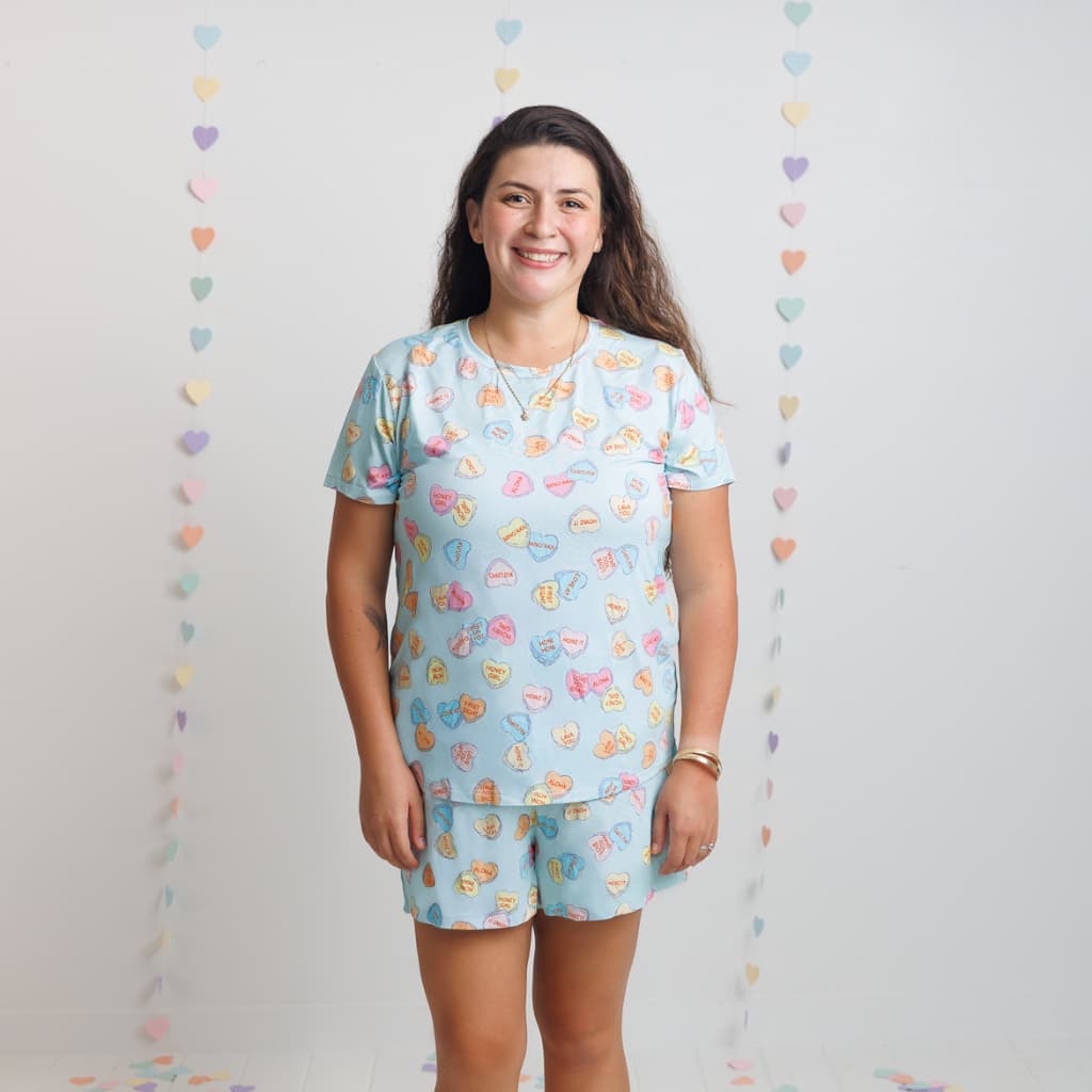 I Lava You Women's Short Bamboo Pajamas