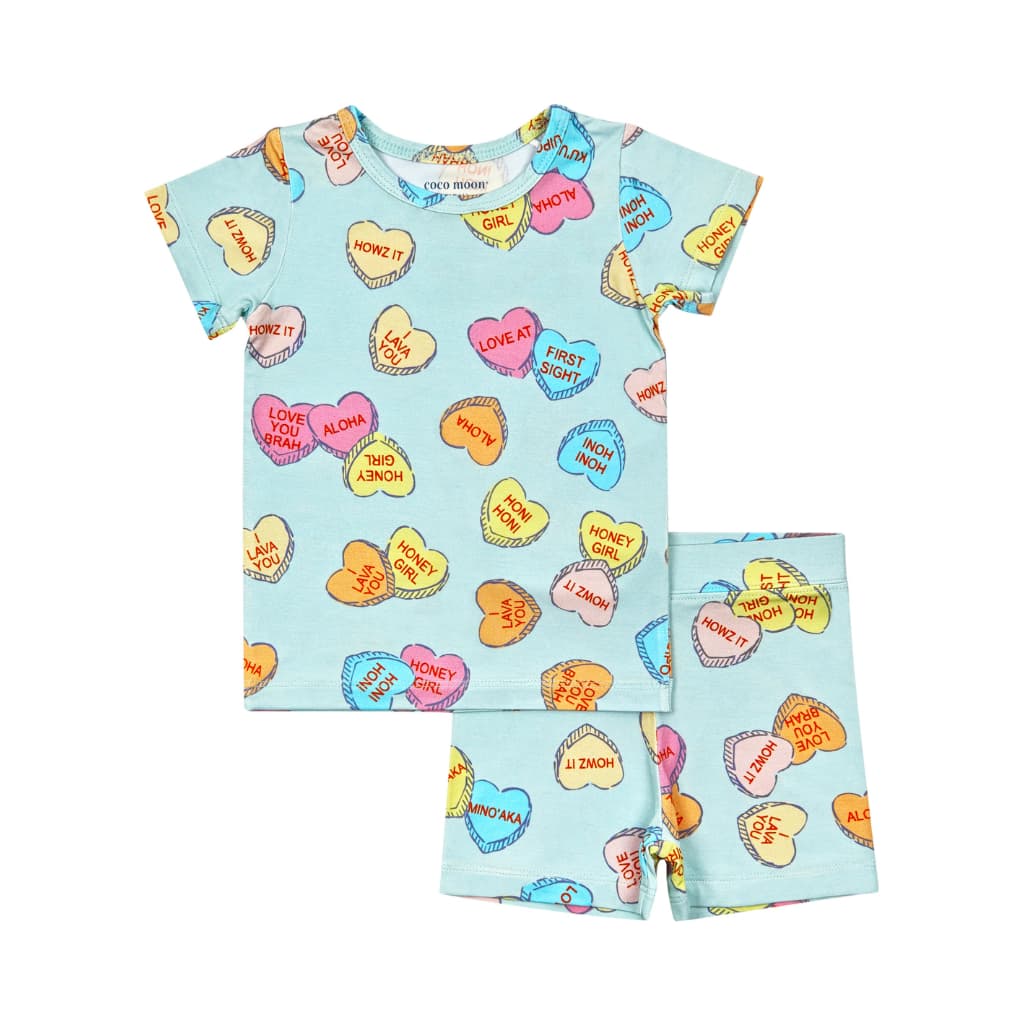 I Lava You Short Bamboo Pajamas