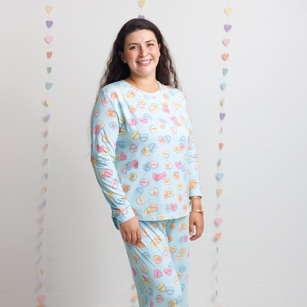 I Lava You Women's Long Bamboo Pajamas