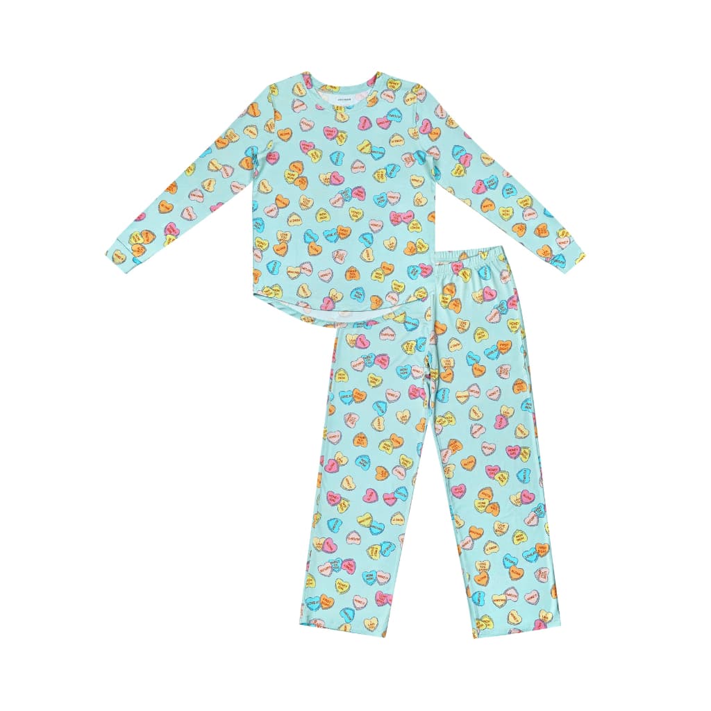 I Lava You Women's Long Bamboo Pajamas