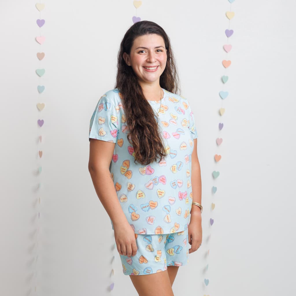 I Lava You Women's Short Bamboo Pajamas