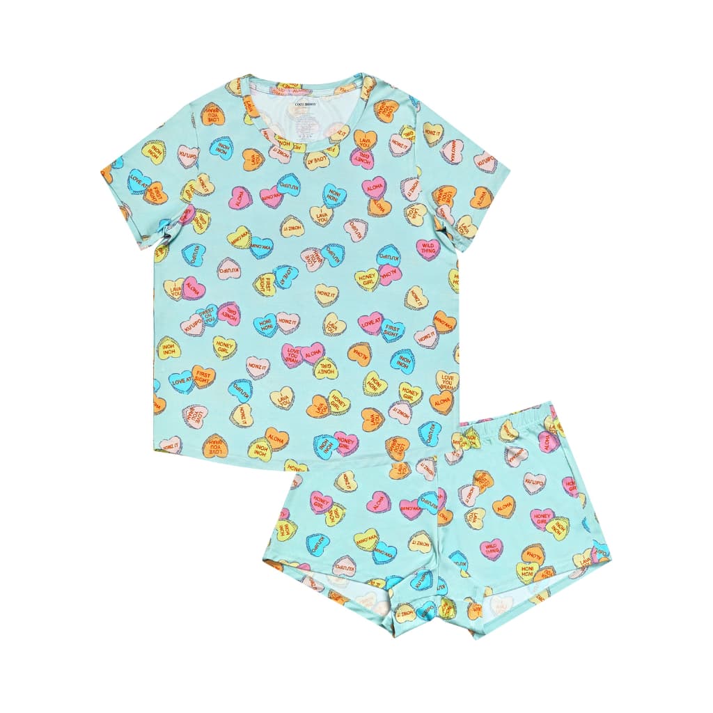 I Lava You Women's Short Bamboo Pajamas