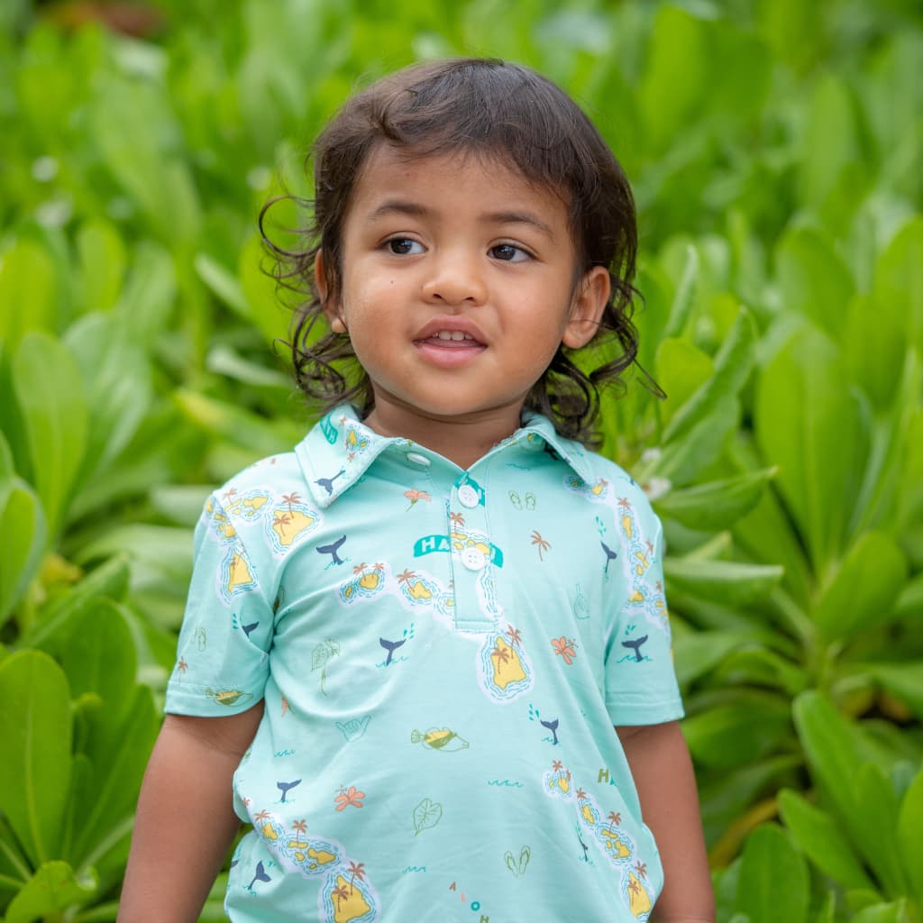 Kuʻu Home O Hawaiʻi Bamboo Polo Shirt