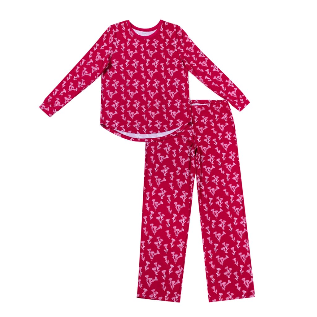 ʻŌhiʻa Lehua Women's Long Bamboo Pajamas