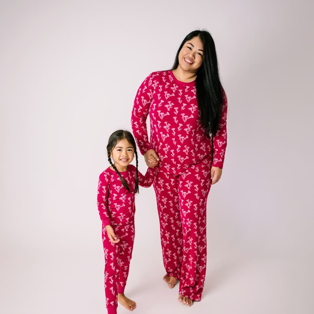 ʻŌhiʻa Lehua Women's Long Bamboo Pajamas