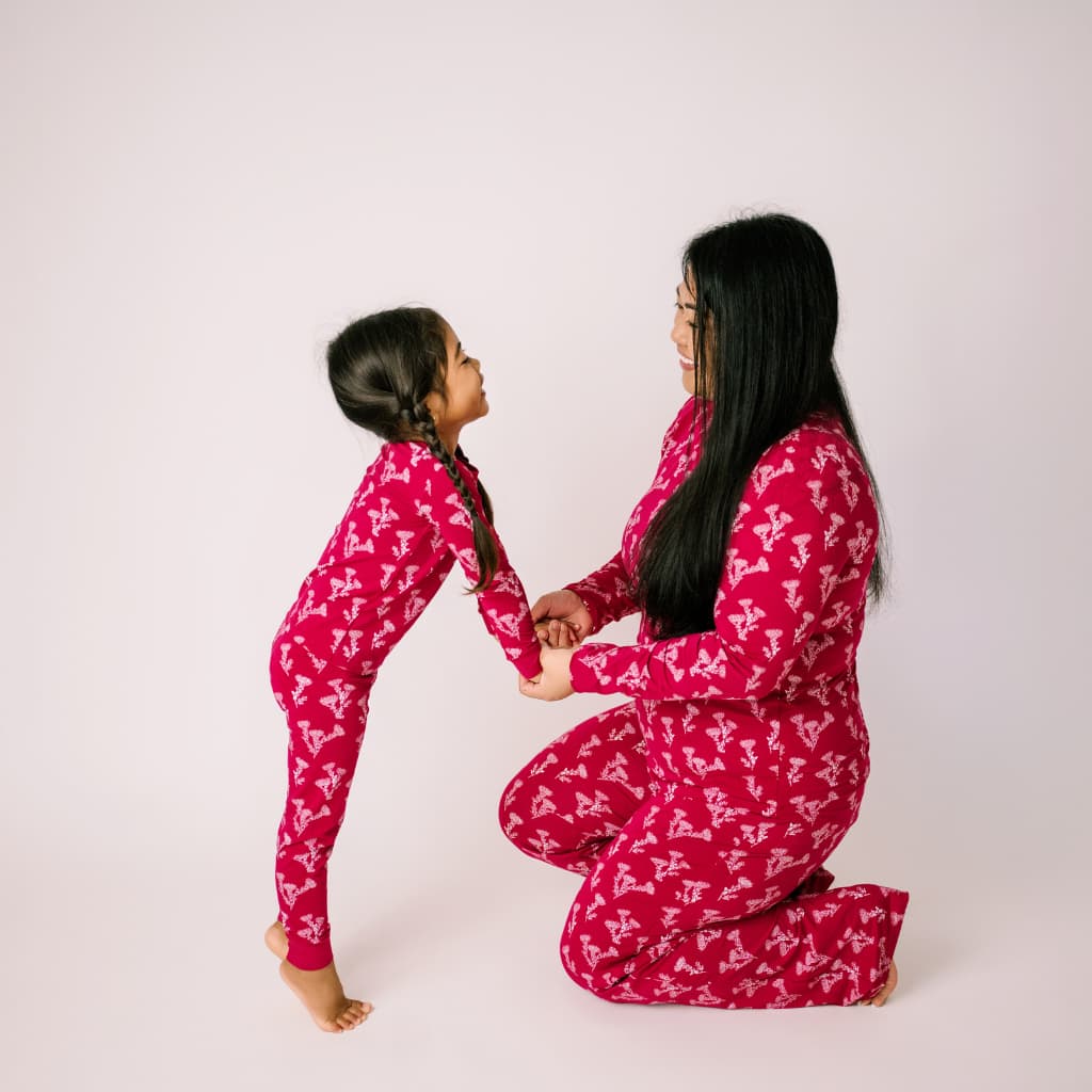 ʻŌhiʻa Lehua Women's Long Bamboo Pajamas