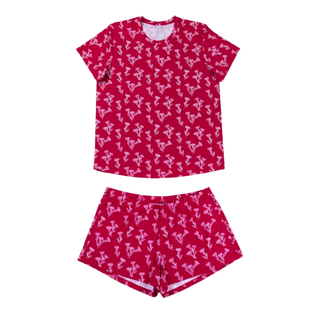 ʻŌhiʻa Lehua Women's Short Bamboo Pajamas