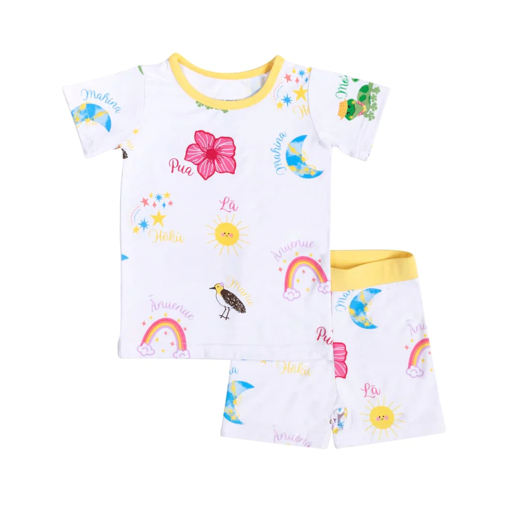 ʻŌlelo Keiki Short Pajama Set