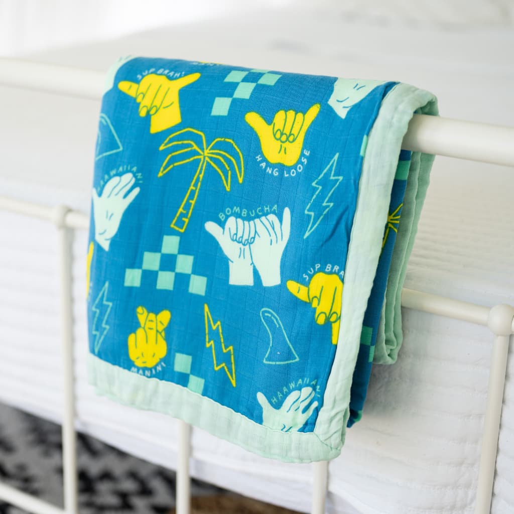 Shaka Code Baby Quilt