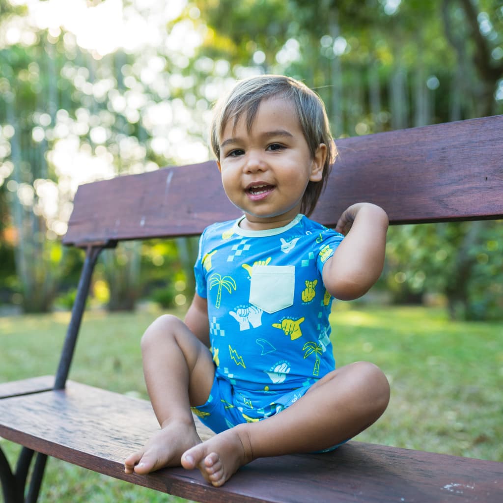 Shaka Code Shortie Bamboo Romper