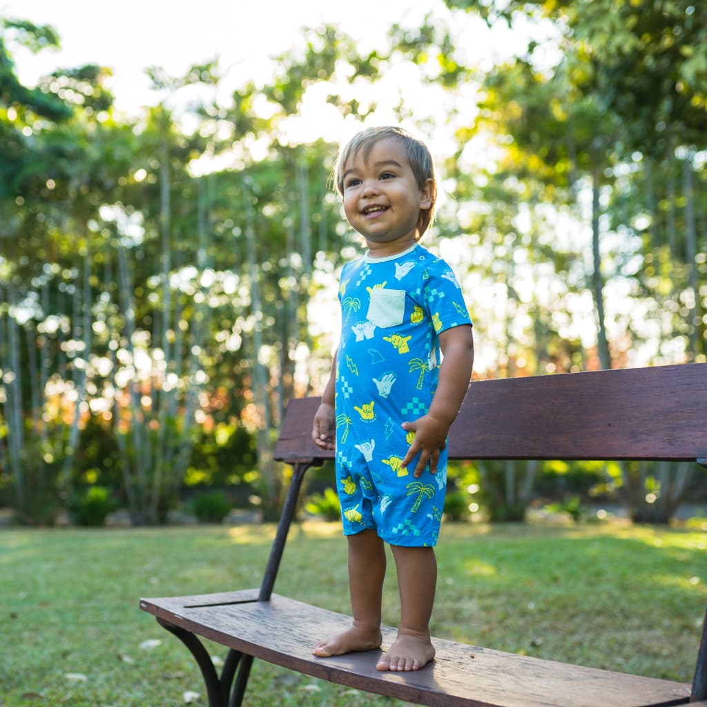 Shaka Code Shortie Bamboo Romper