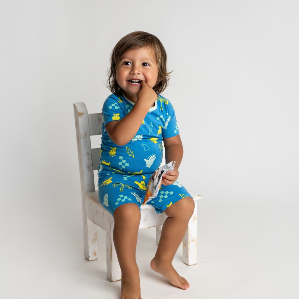 Shaka Code Short Bamboo Pajamas