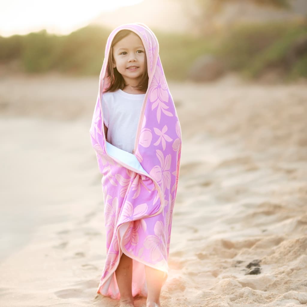 Sunrise Blooms Hooded Towel Set