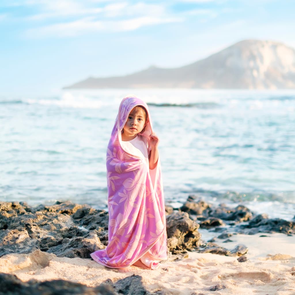 Sunrise Blooms Hooded Towel Set