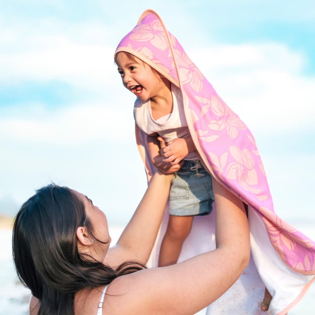 Sunrise Blooms Hooded Towel Set