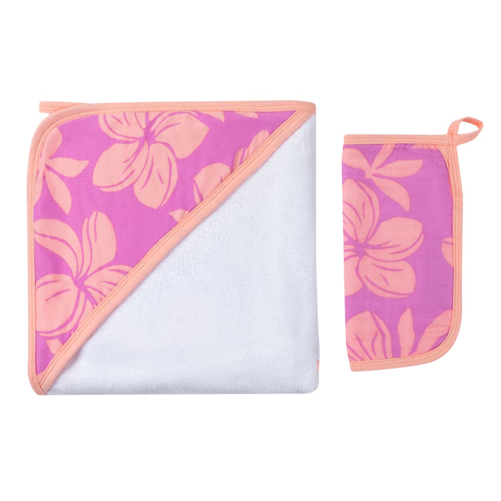 Sunrise Blooms Hooded Towel Set