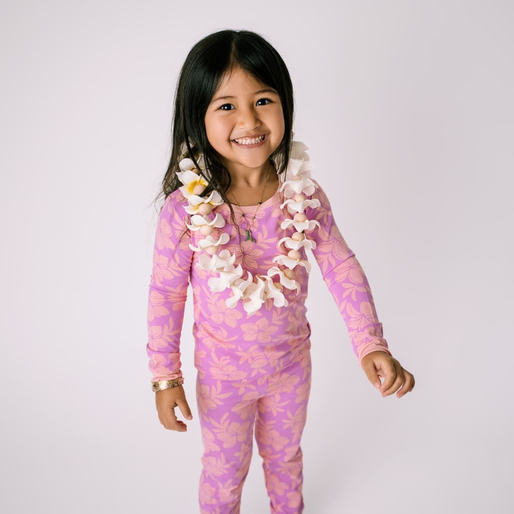 Sunrise Blooms Long Bamboo Pajamas