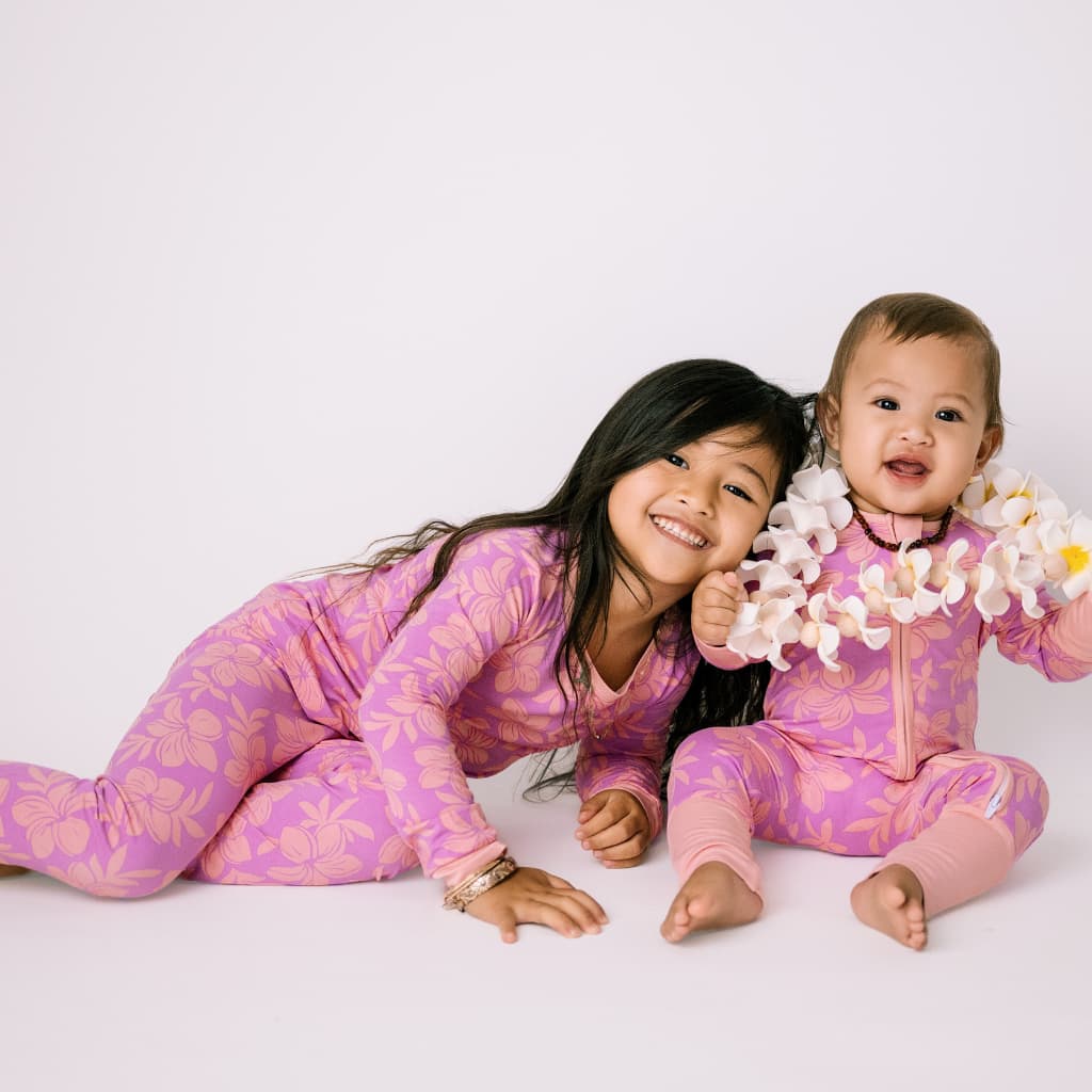 Sunrise Blooms Long Bamboo Pajamas