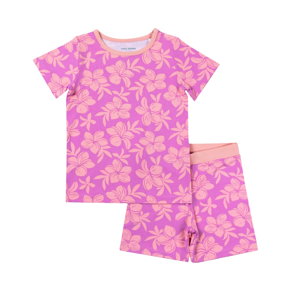 Sunrise Blooms Short Bamboo Pajamas