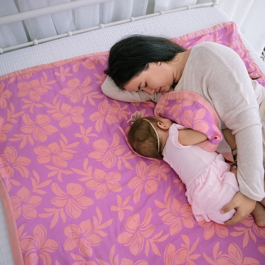 Sunrise Blooms Baby Quilt