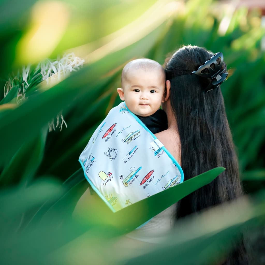 Surf Report Burp Cloth