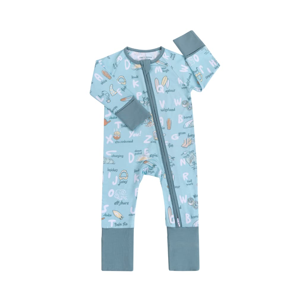 Surfing ABCs Bamboo Coverall
