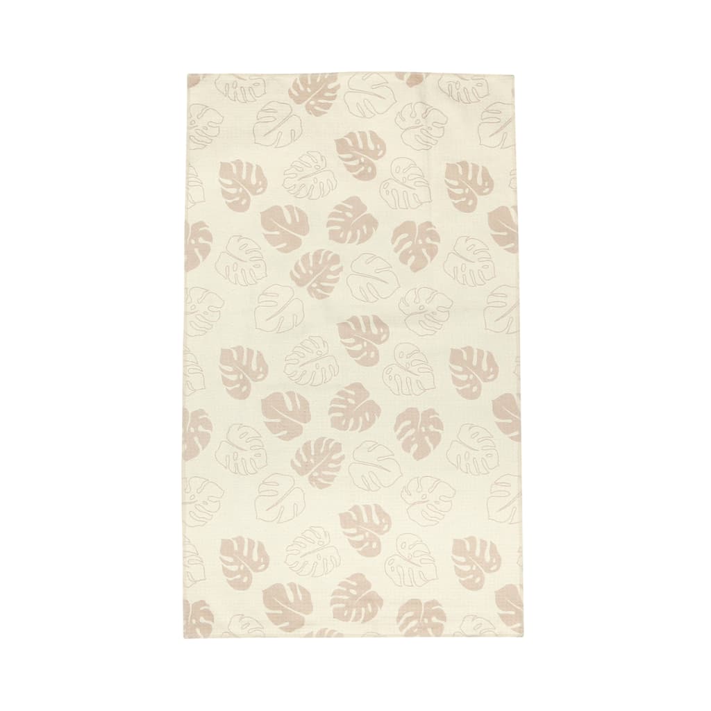 Toasted Monstera Kitchen Tea Towel