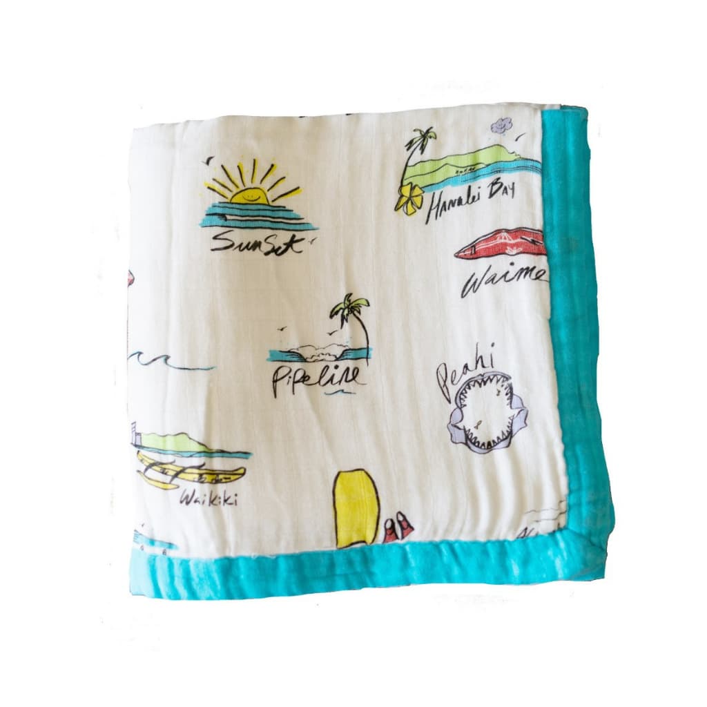 Surf Report Baby Quilt