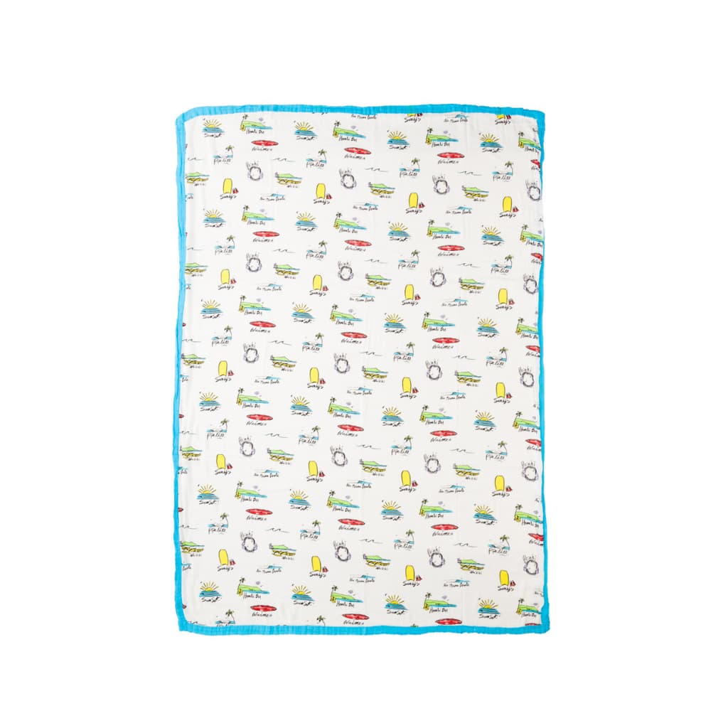 Surf Report Throw Blanket